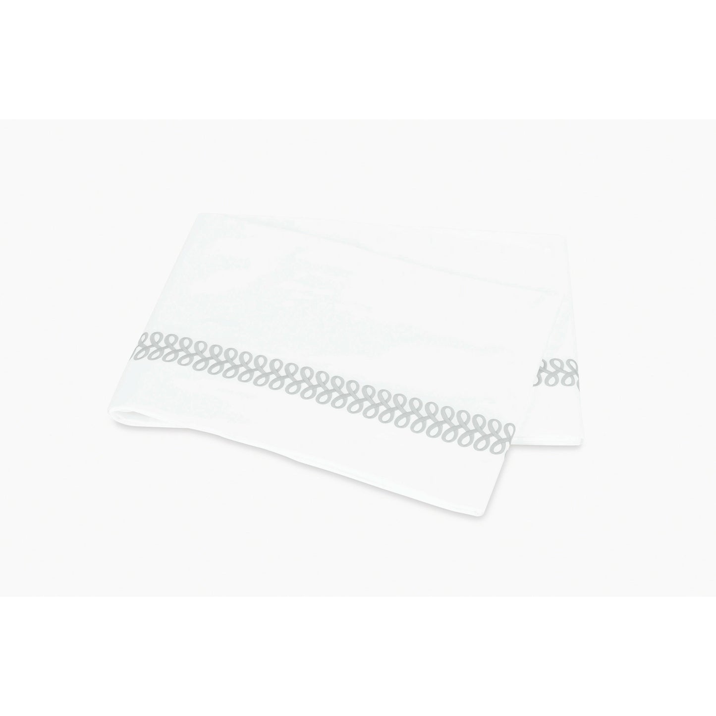 Matouk Schumacher Astor Braid Bedding Pair Of Two Pillowcases Silver Fine Linens