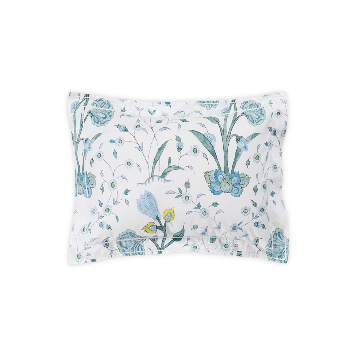 Boudoir Sham Silo of Matouk Schumacher Khilan Bedding Color Blue