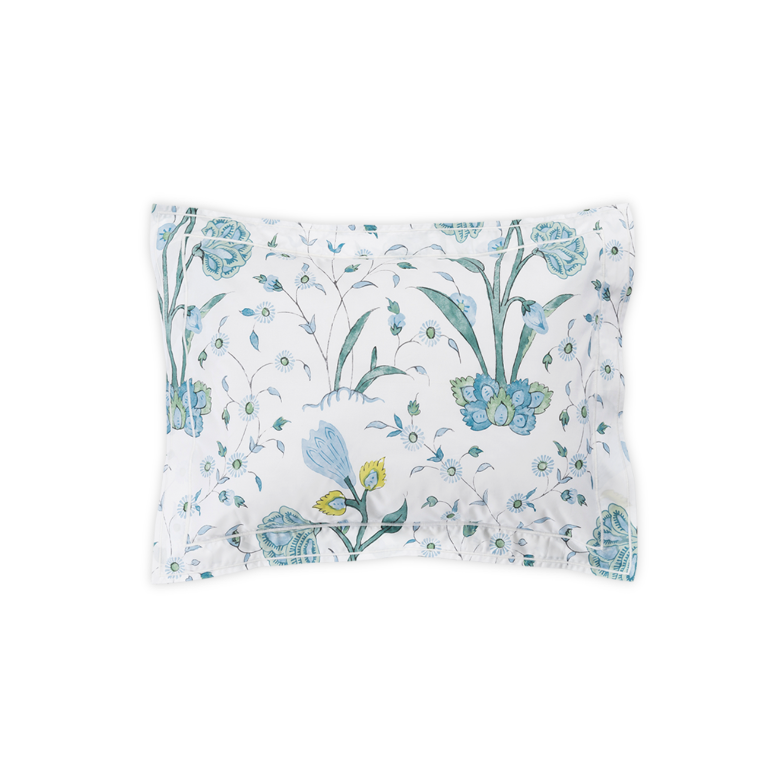 Boudoir Sham Silo of Matouk Schumacher Khilan Bedding Color Blue