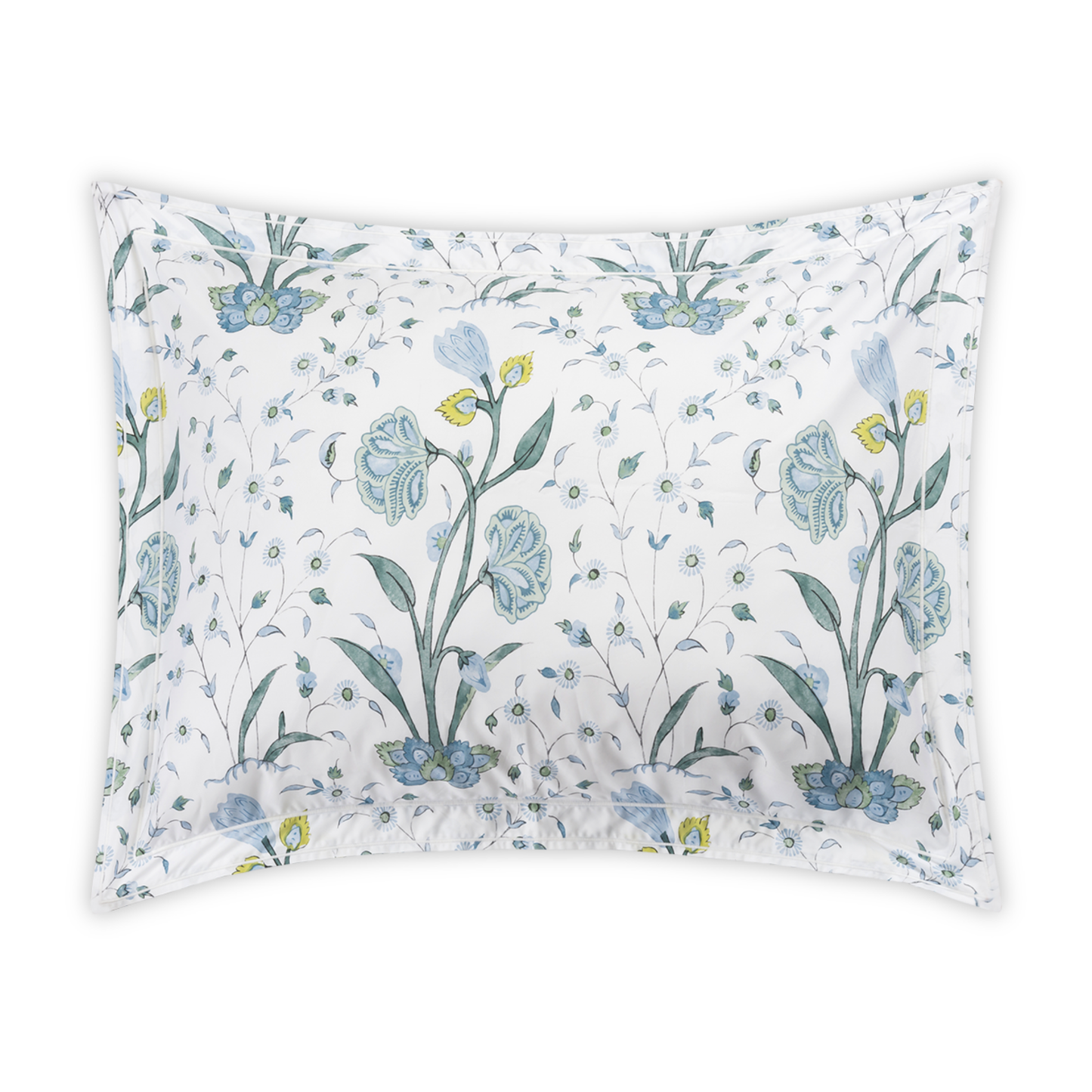 Standard Sham Silo of Matouk Schumacher Khilan Bedding Color Blue