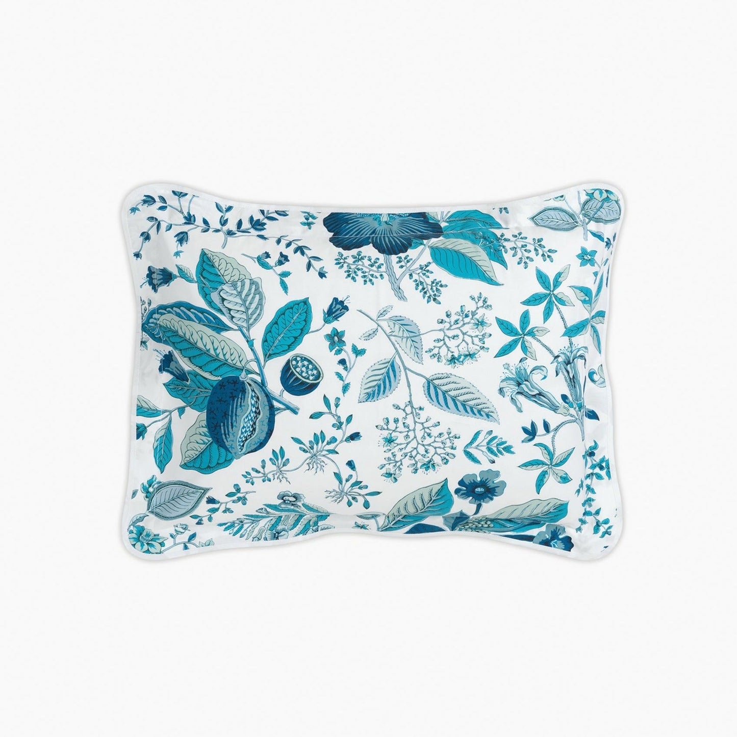 Matouk Schumacher Pomegranate Bedding Buodoir Sham Prussian Blue Fine Linens