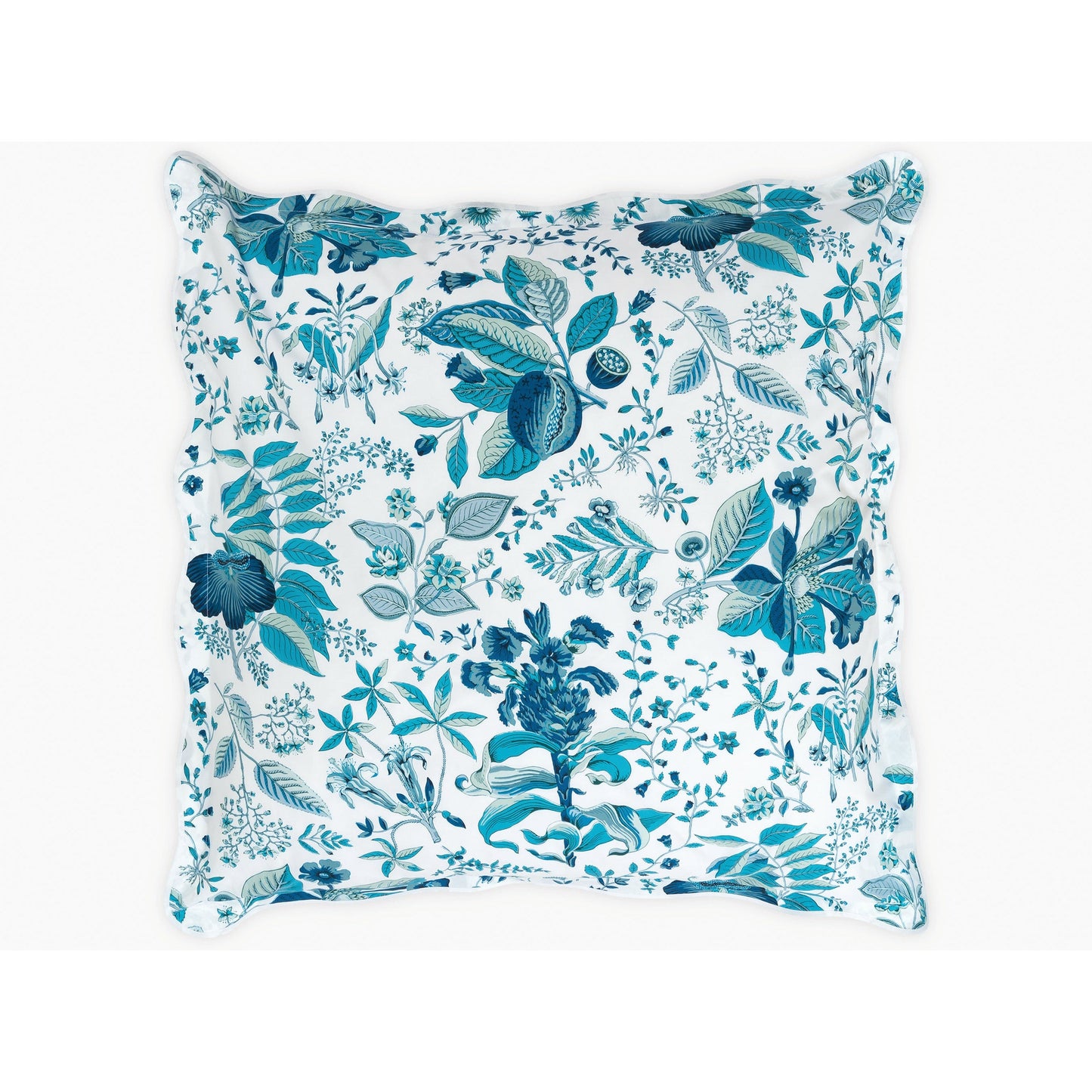 Matouk Schumacher Pomegranate Bedding Euro Sham Prussian Blue Fine Linens