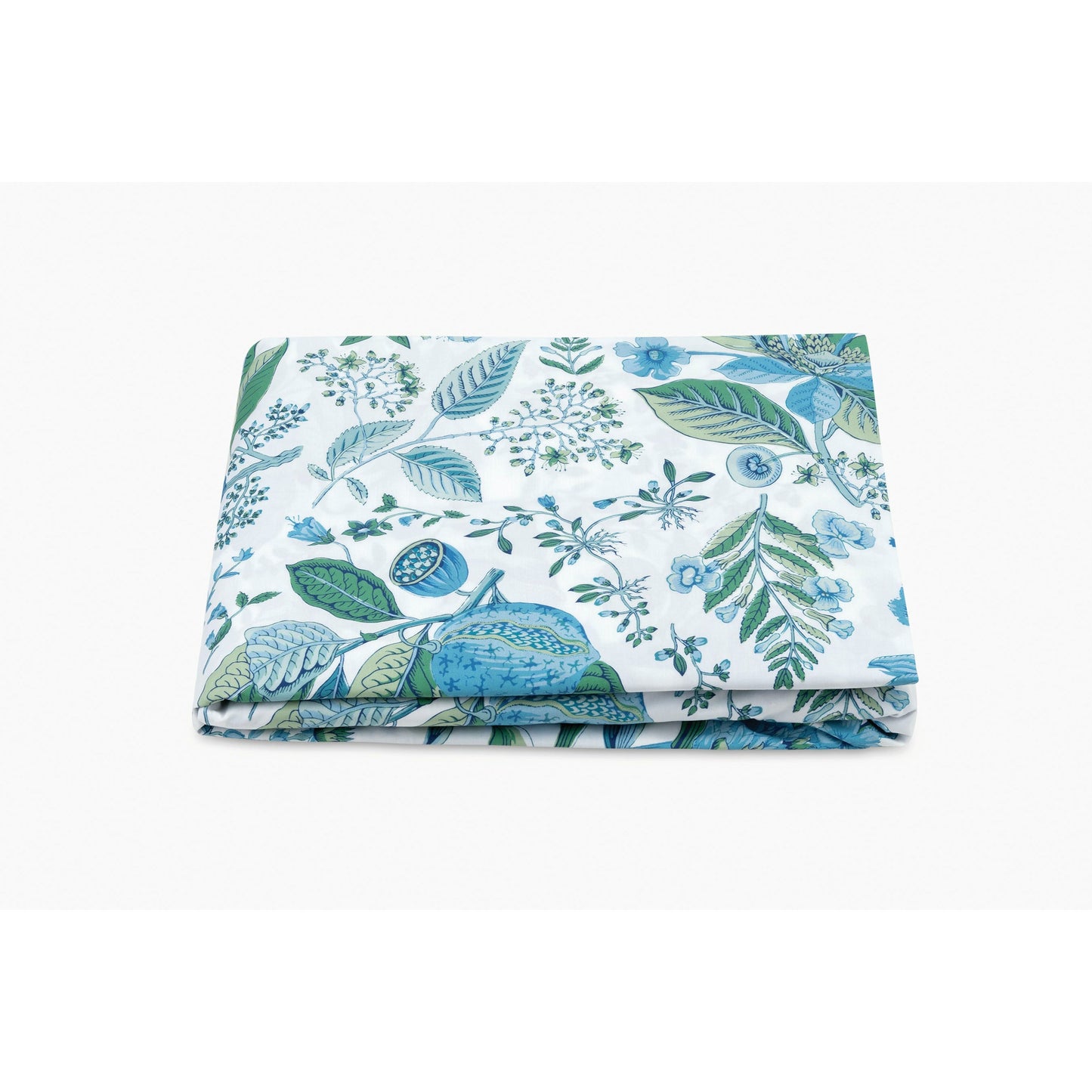 Matouk Schumacher Pomegranate Bedding Fitted Sheet Sea Fine Linens