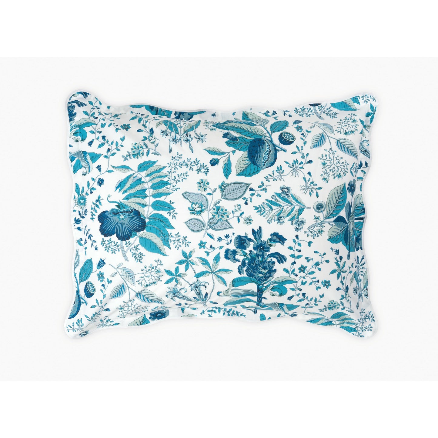 Matouk Schumacher Pomegranate Bedding Standard Sham Prussian Blue Fine Linens