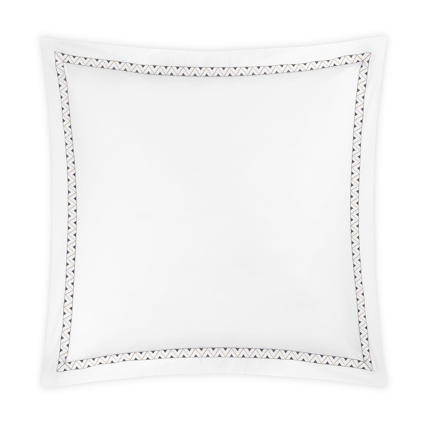 Clear Image of Matouk Schumacher Prado Bedding Euro Sham in Onyx Color