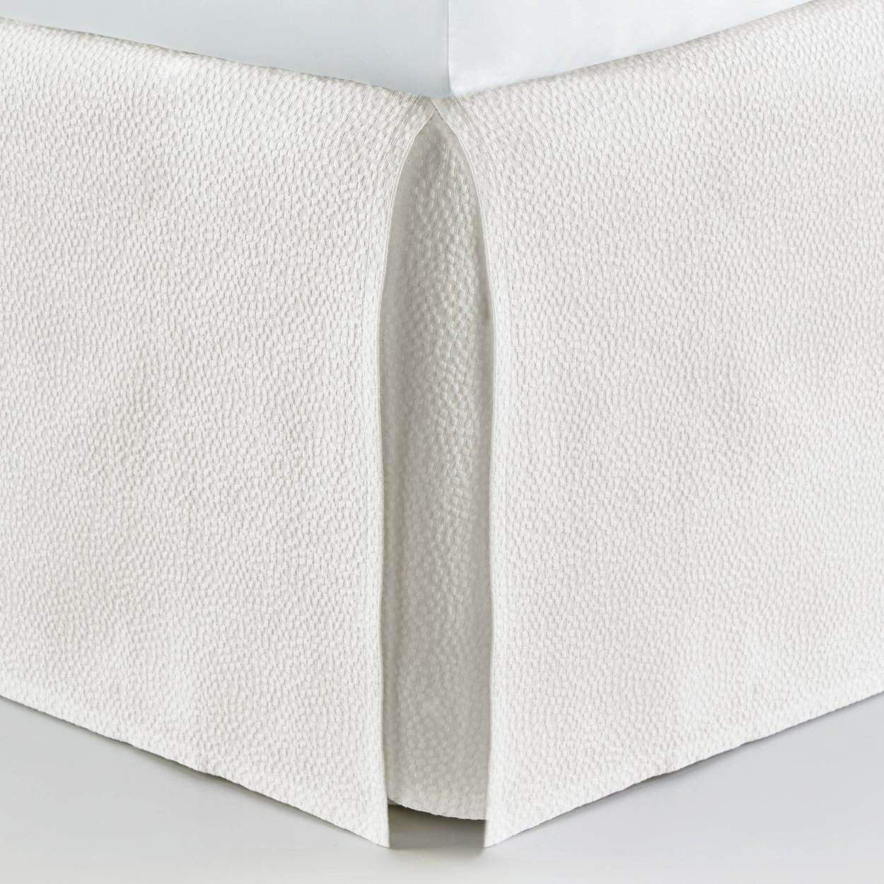 Peacock Alley Montauk Coverlets and Shams Bed Skirt Pearl Fine Linens