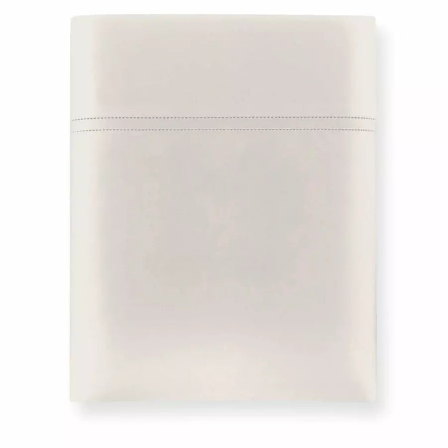 Peacock Alley Lyric Bedding Flat Sheet Platinum Fine Linens