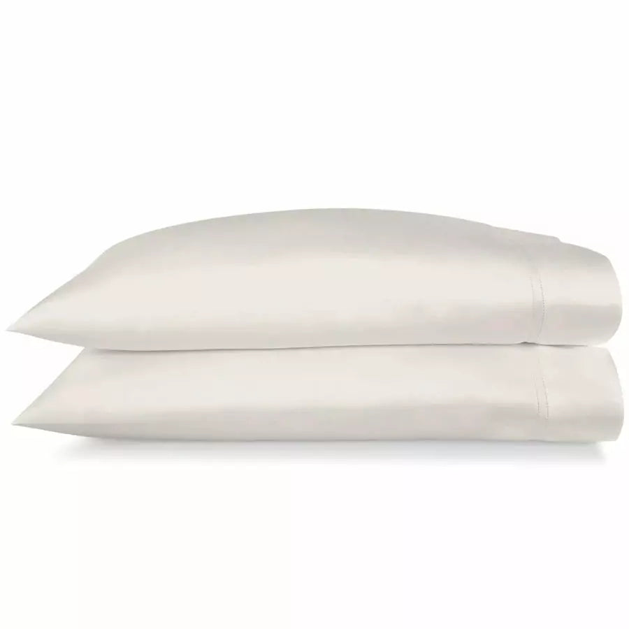 Peacock Alley Lyric Bedding Pillowcases Platinum Fine Linens