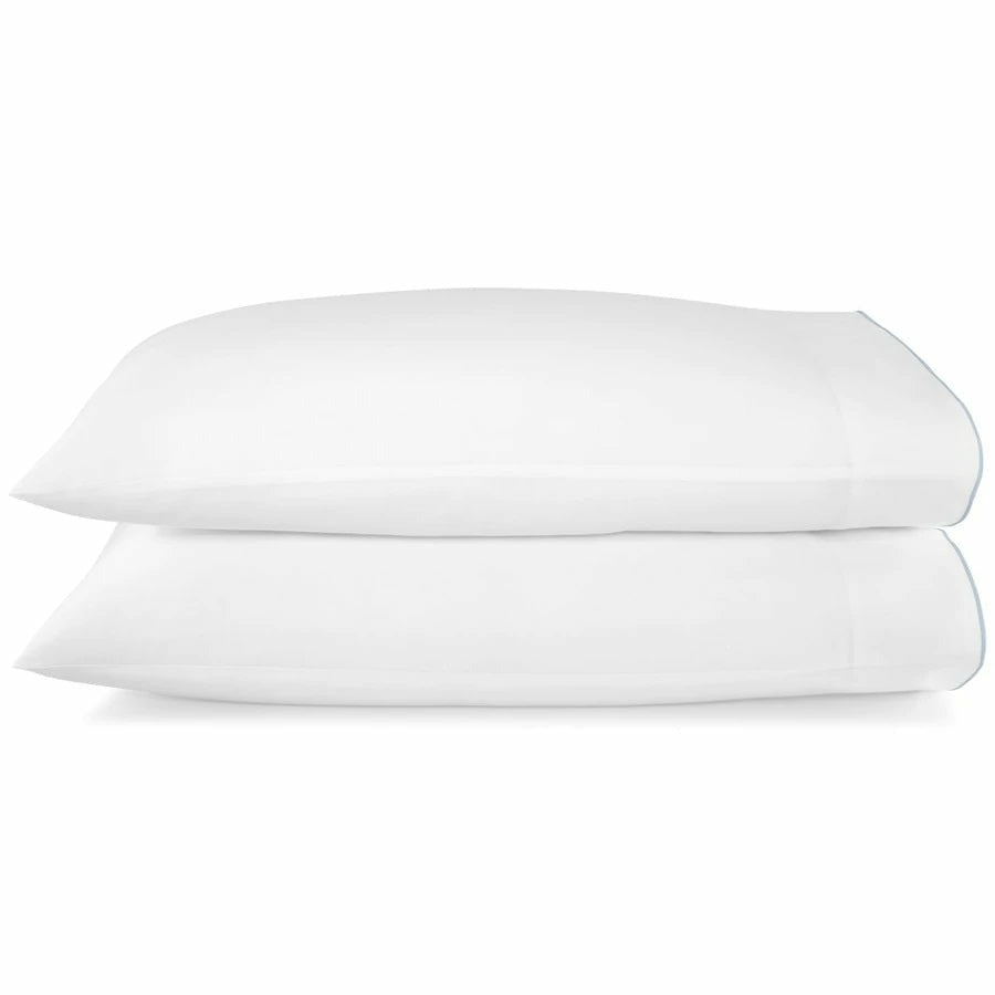 Peacock Alley Melody Pillowcases Bedding Sky Fine Linen