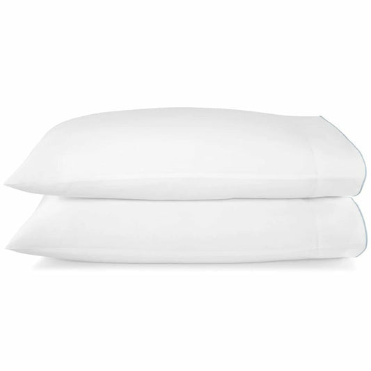 Peacock Alley Melody Pillowcases Bedding Sky Fine Linen