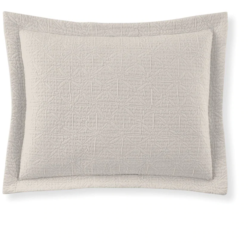 Peacock Alley Olivia Matelasse Bedding Sham Linen Fine Linens