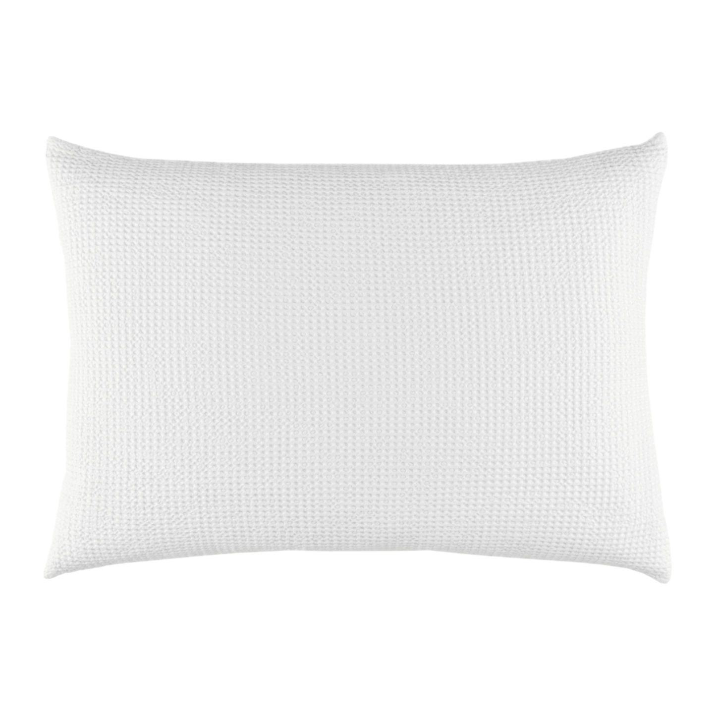 Standard Sham of White Pine Cone Hill Bubble Matelassé