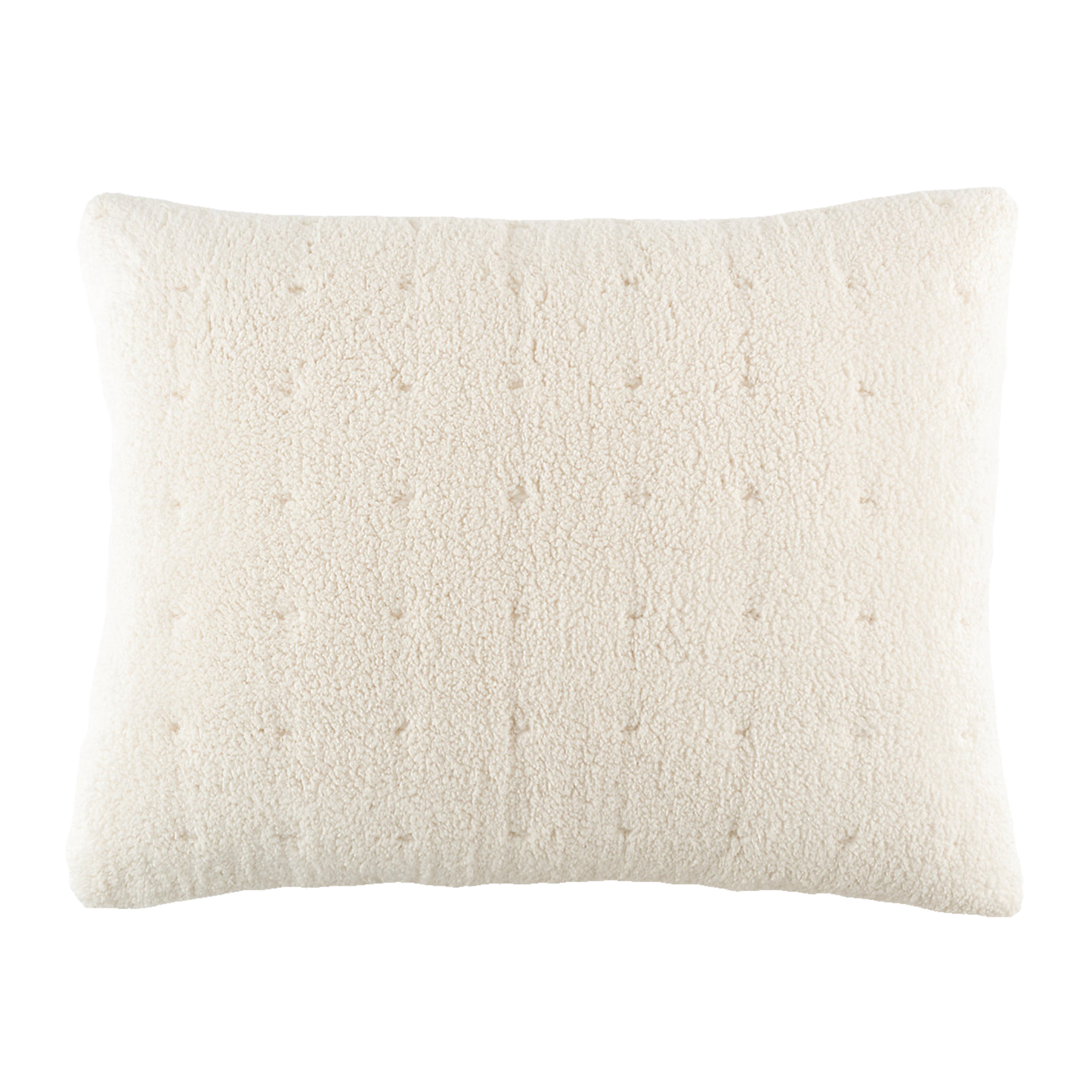 Sham of Ivory Pine Cone Hill Marshmallow Fleece Bedding