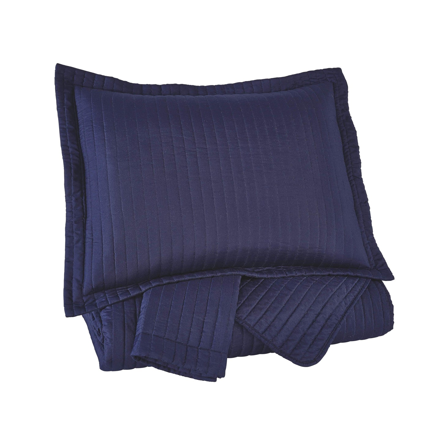 Raleda - Navy - Queen Coverlet Set