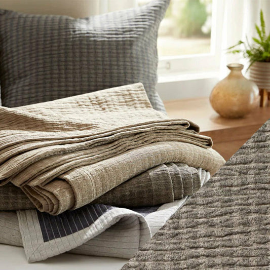 SDH Koji Bedding Main Ash Fine Linens