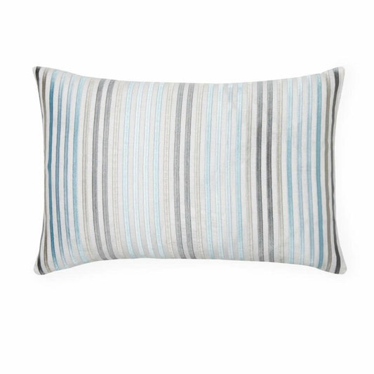 Sferra Lineare Decorative Pillow White/Blue Fine Linens