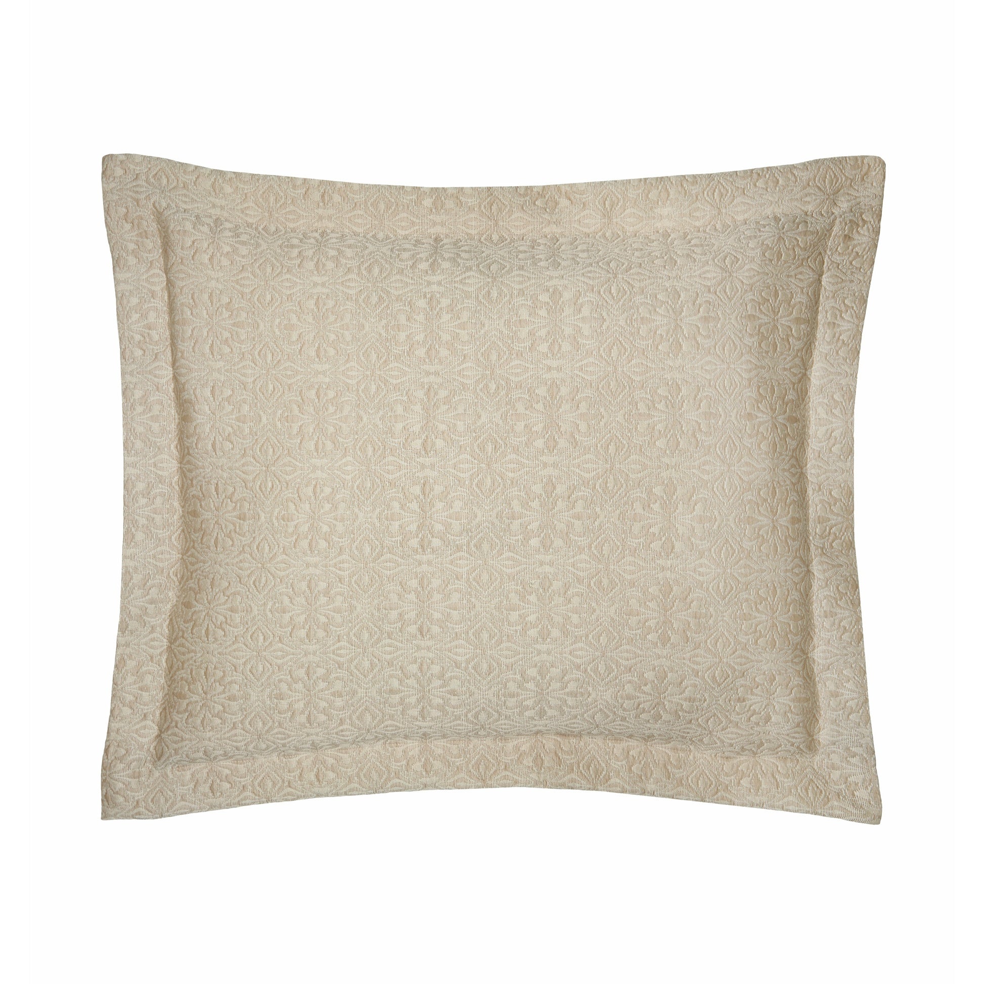 Sferra Veroli Bedding Sham Khaki Fine Linens
