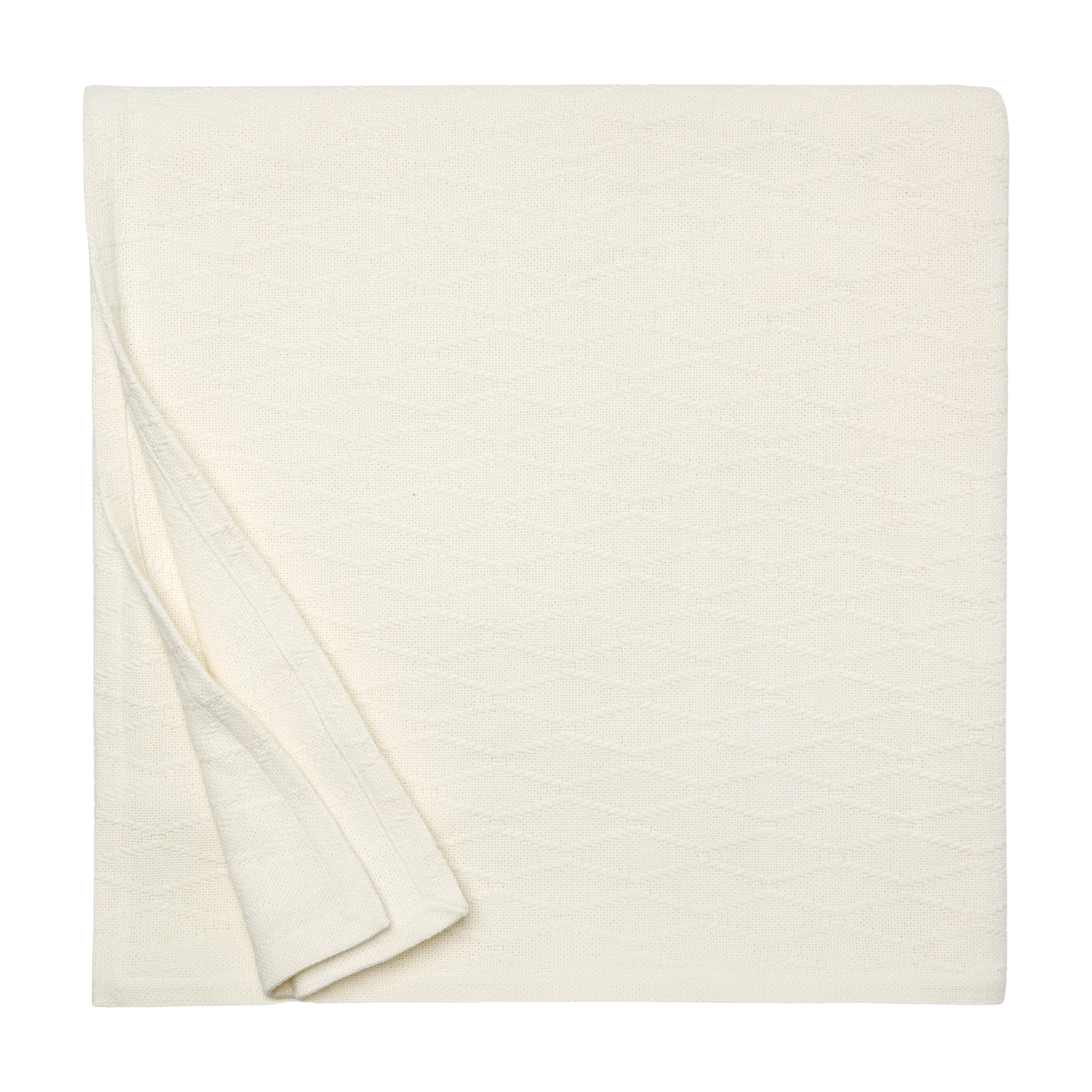 Blanket of Sferra Cetara Bedding Ivory Color