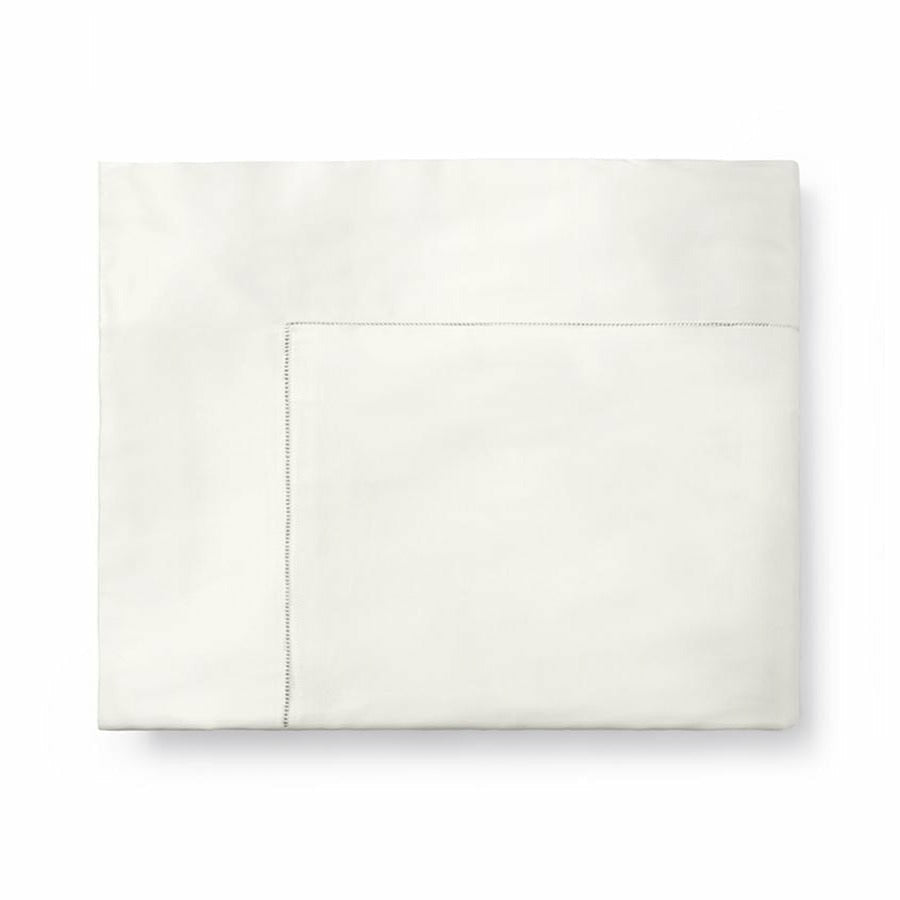 Sferra Giza 45 Sateen Bedding Ivory Duvet Cover Fine Linens