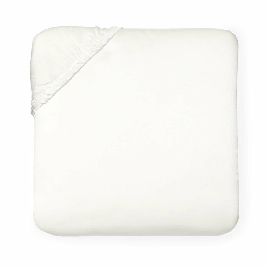 Sferra Giza 45 Seta Bedding Fitted Sheet Candlelight Fine Linens