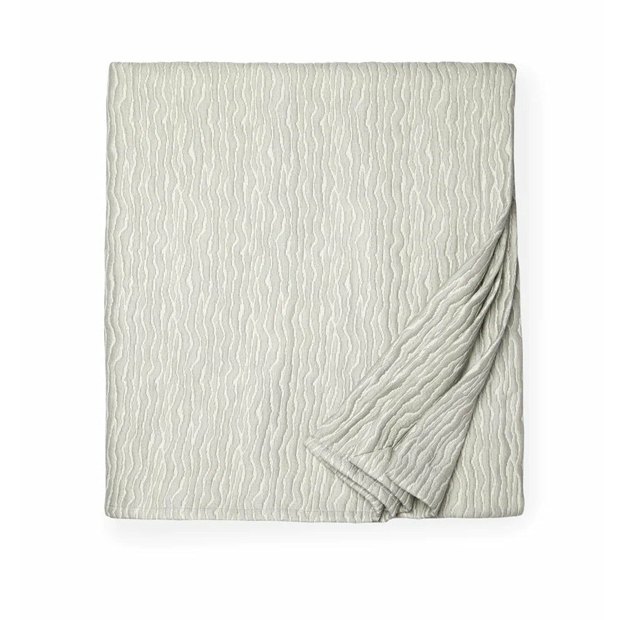 Sferra Ondate Bedding Coverlet Bluefin Fine Linens