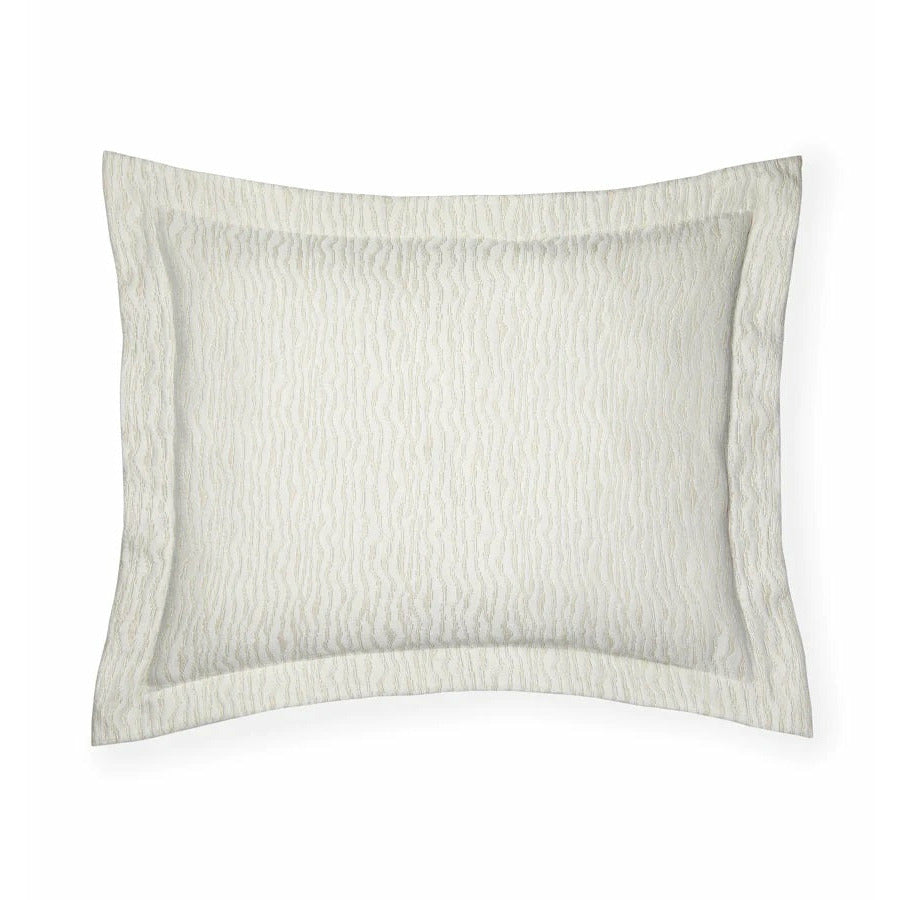 Sferra Ondate Bedding Sham Bluefin Fine Linens