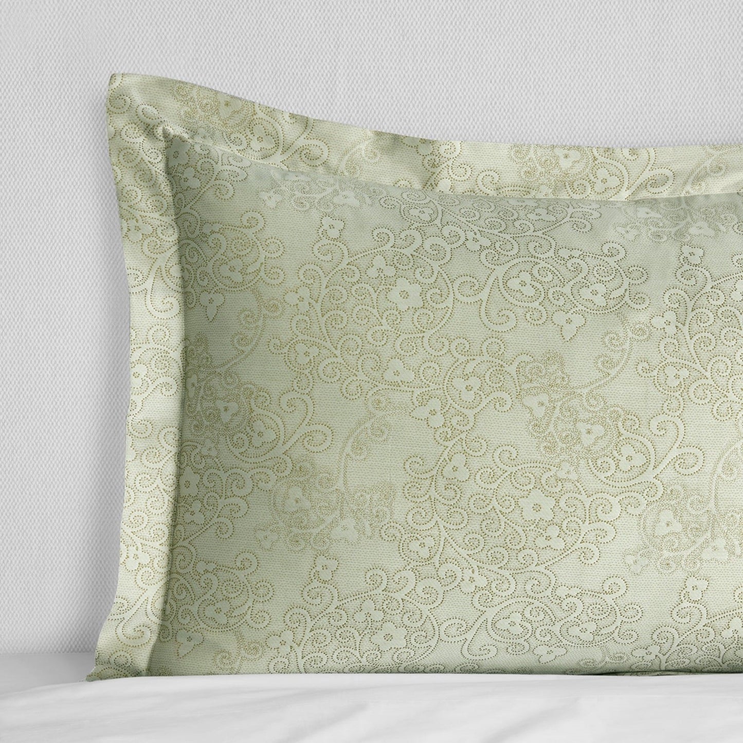 Sham of Sferra Rialto Bedding in Willow Color