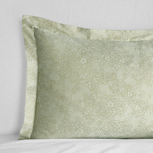 Sham of Sferra Rialto Bedding in Willow Color