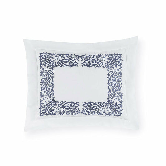 Sferra Saxon Bedding Sham Indigo Fine Linens