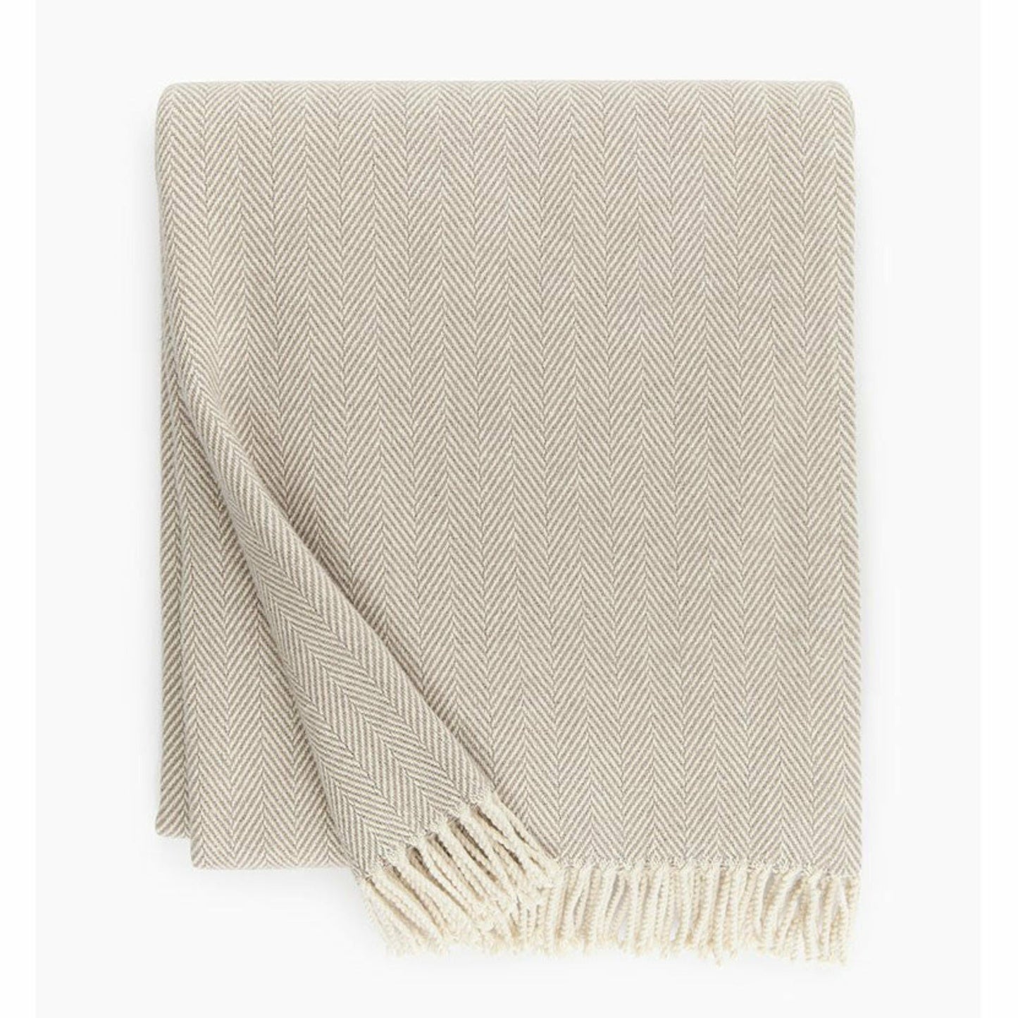 Sferra Celine Throw Blanket Main Mushroom Fine Linens