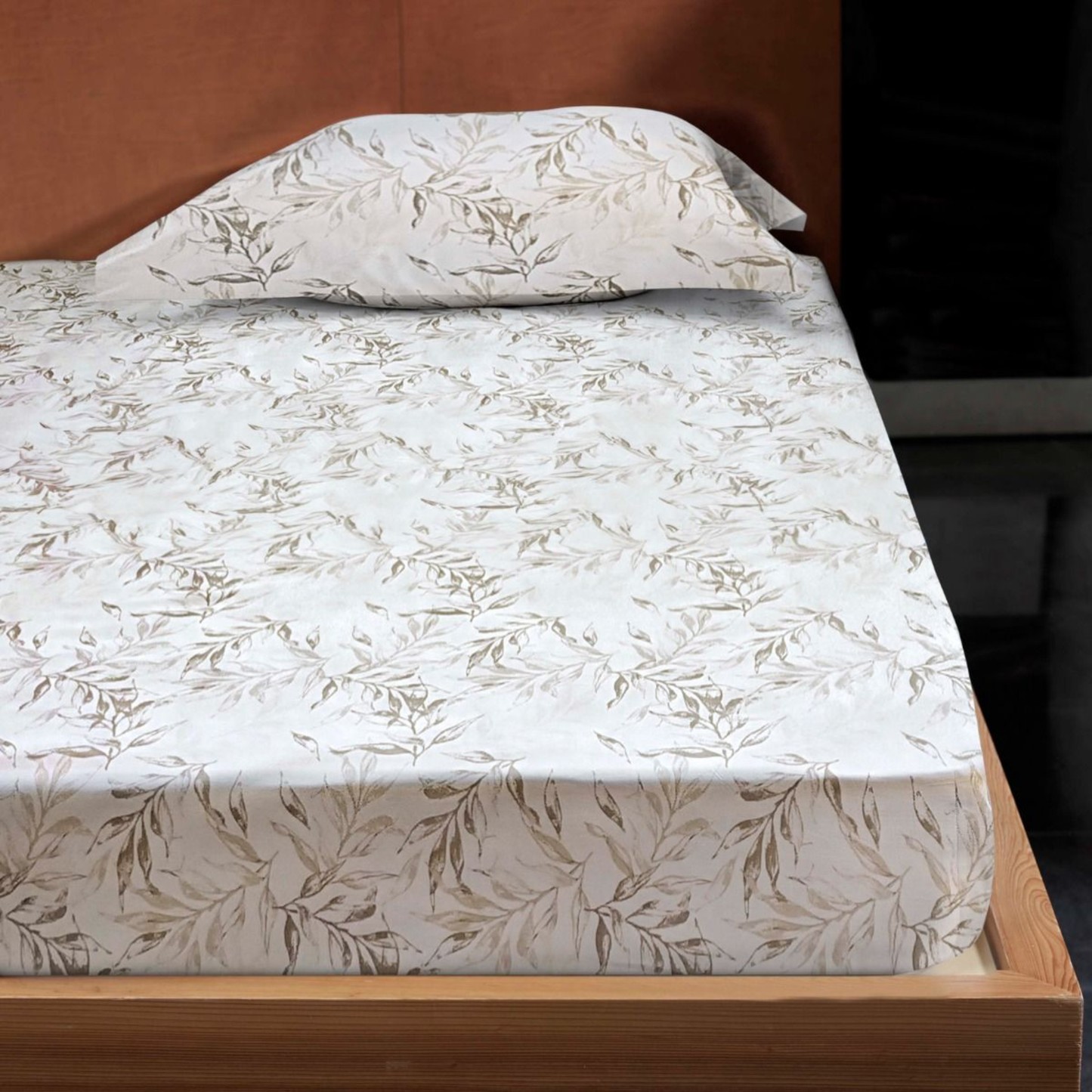 Mattress in Beige Signoria Natura Bedding Fitted Sheet