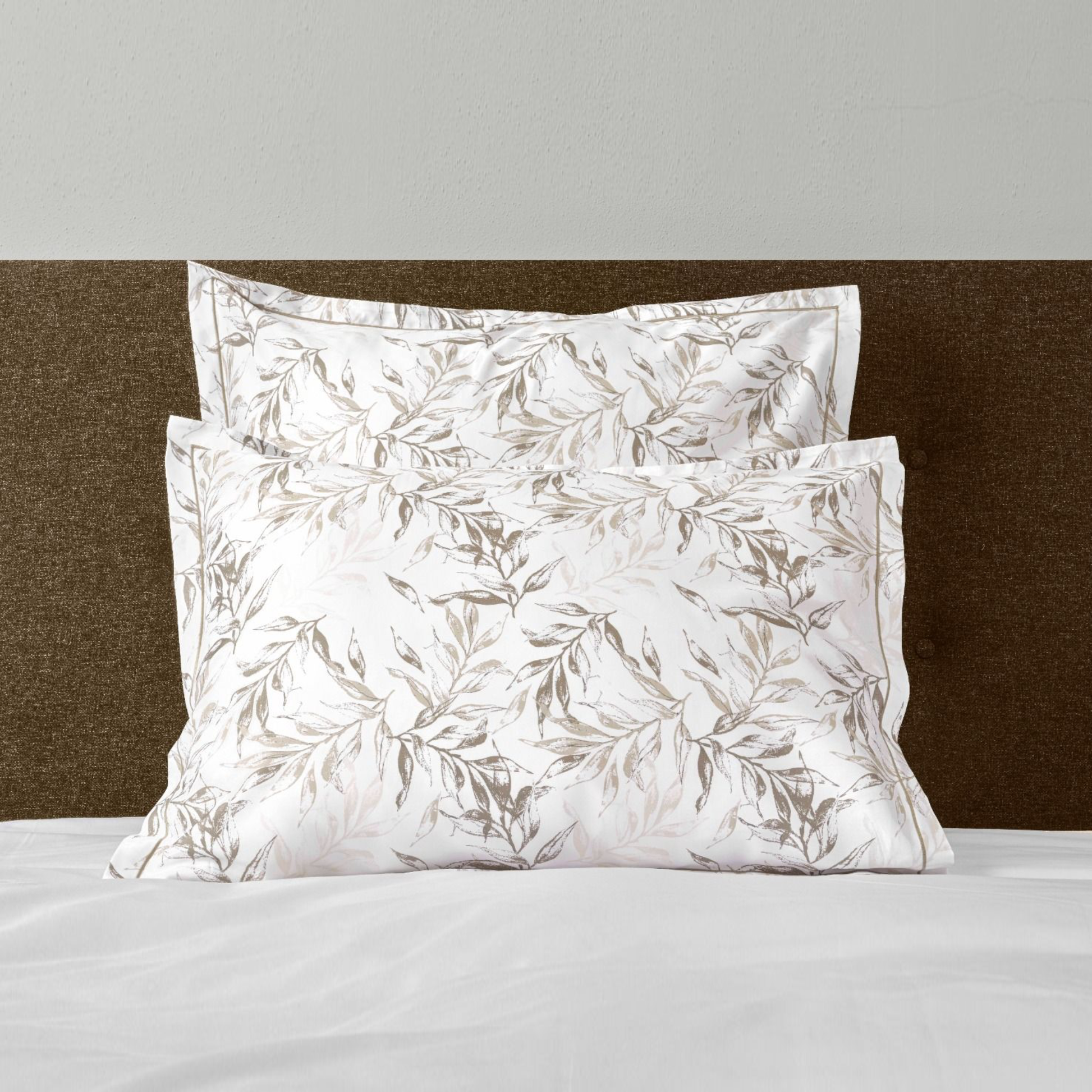 Shams of Signoria Natura Bedding in Beige Color