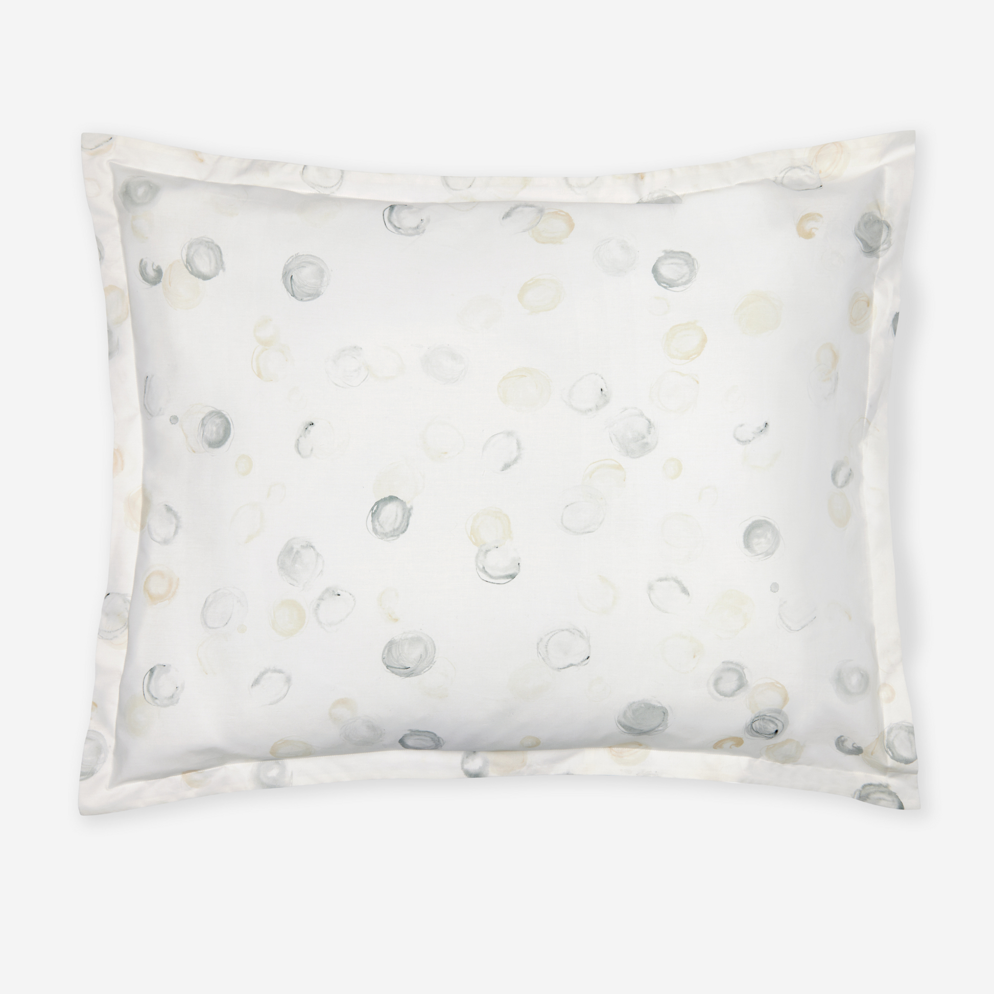 Silo of Sham Sferra Punti Bedding in Platinum Color