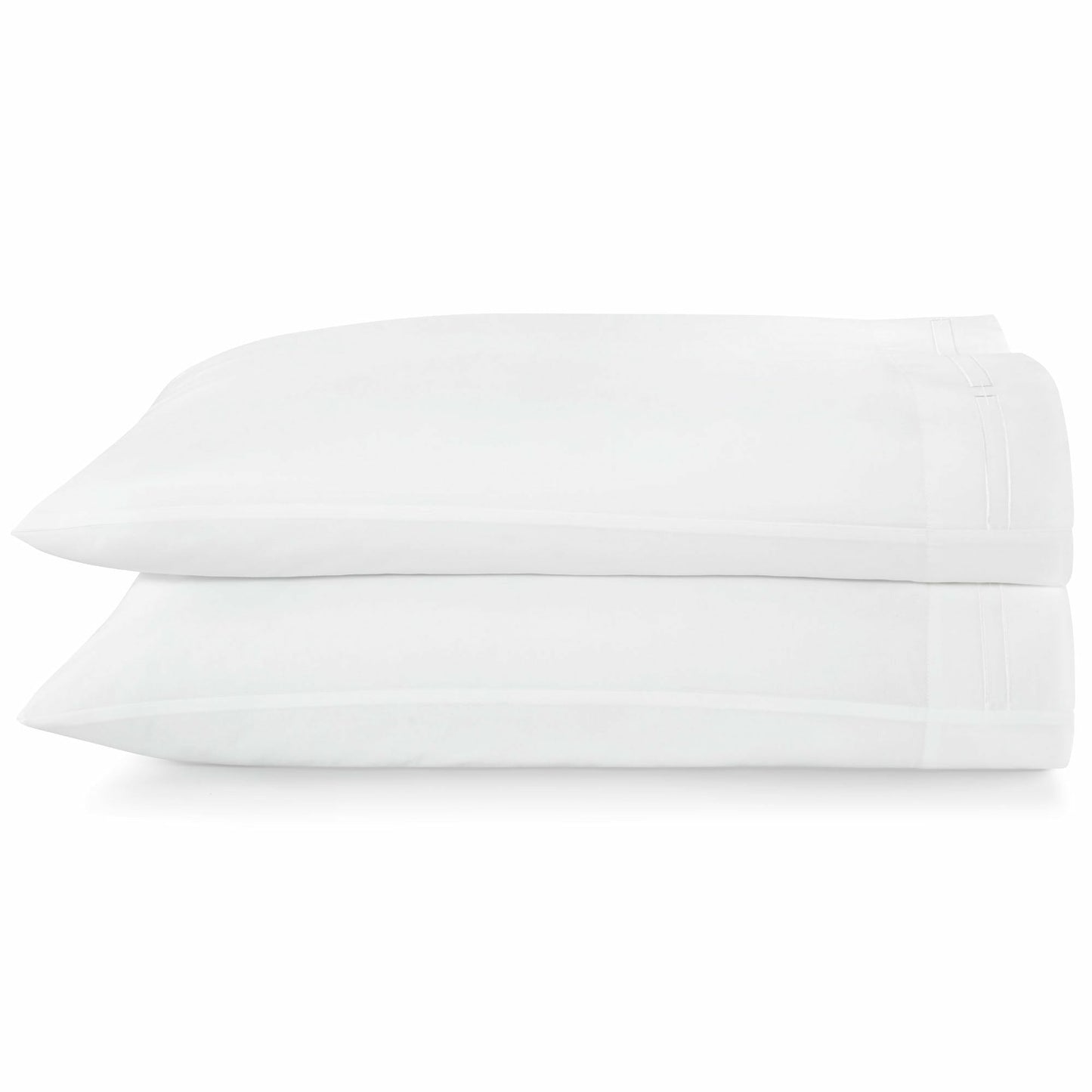 Peacock Alley Stanza Bedding Pillowcases White Fine Linens