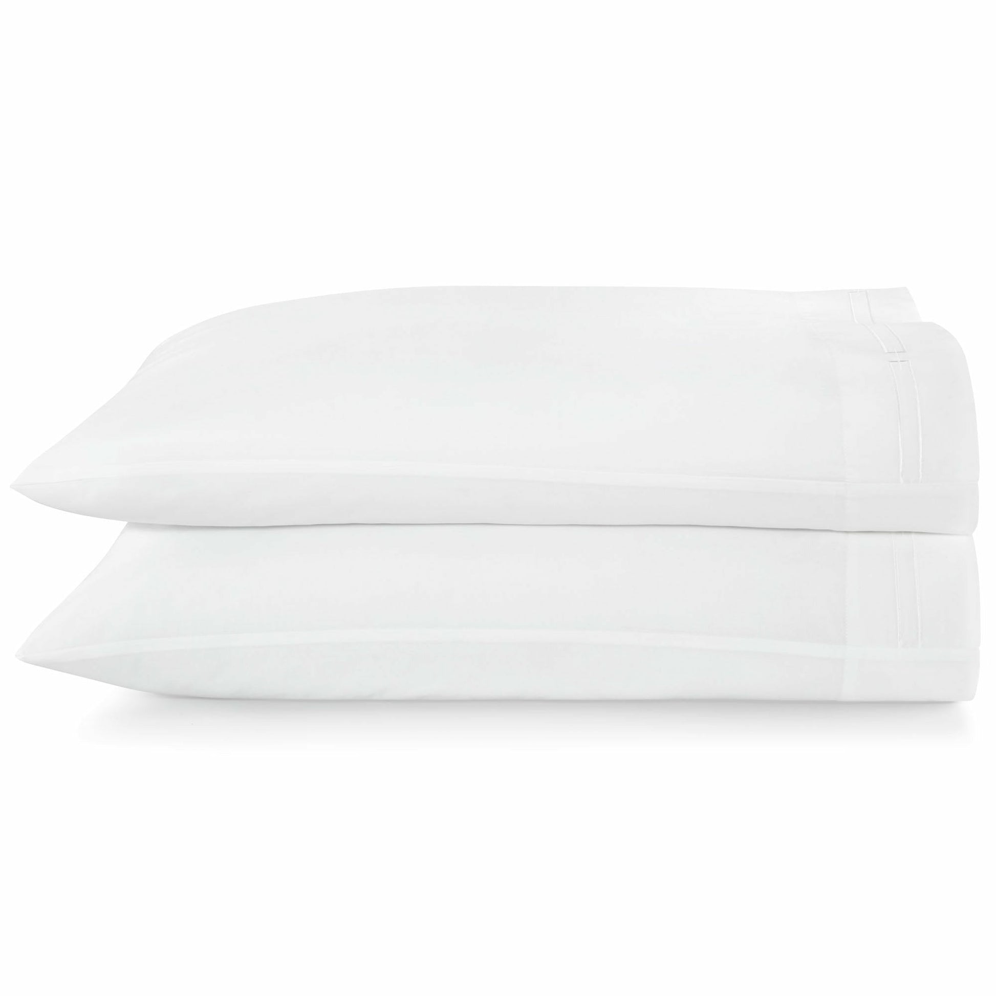 Peacock Alley Stanza Bedding Pillowcases White Fine Linens