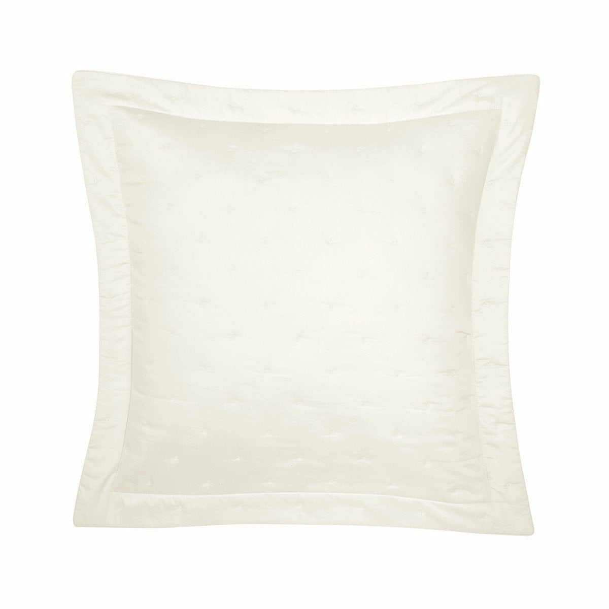 Yves Delorme Triomphe Quilted Bedding Euro Sham Core Nacre Fine Linens