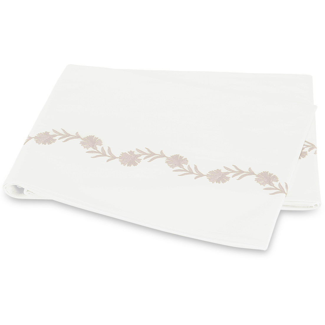 Matouk Daphne Bedding Flat Sheet Collection Dune Fine Linens