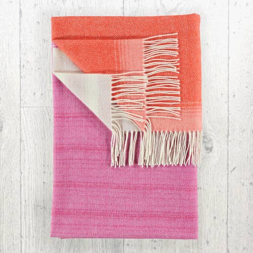 {Twig UK} Merino Wool Throw Blanket :: Harper Crocus