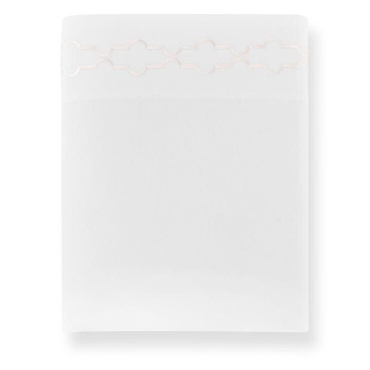 Tempo Blush Embroidered Sheets by Peacock Alley | Fig Linens