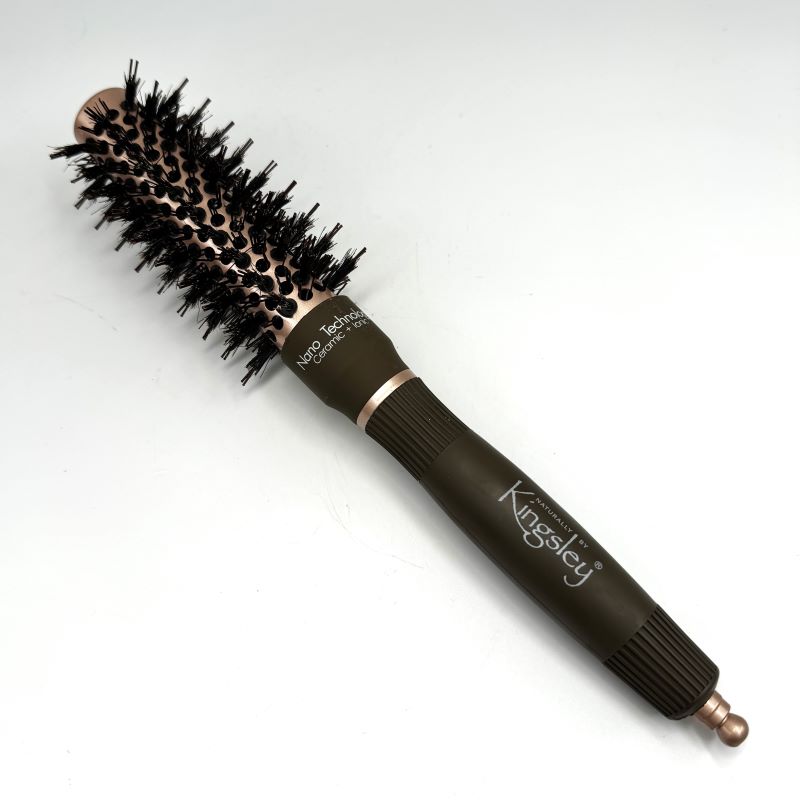 Kingsley Multi Bristle Round Hair Brush Nano Technology Ceramic+Ionic