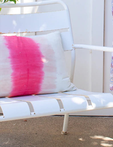 {Kerry Cassill} Custom Pillow :: 16" x 25" :: Pink Dip Dye
