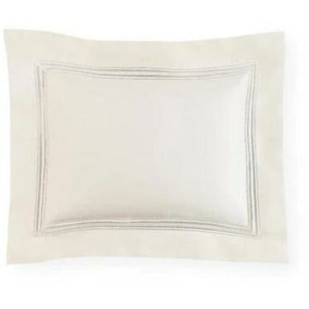 Sferra Diamante Bedding Sham Ivory Fine Linens