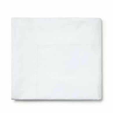 Folded Flat Sheet of Sferra Classico Pure Linen Bedding