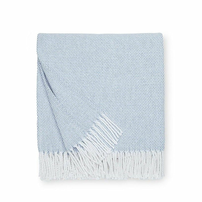 Sferra Terzo Throw Blanket Silo Ocean Fine Linens