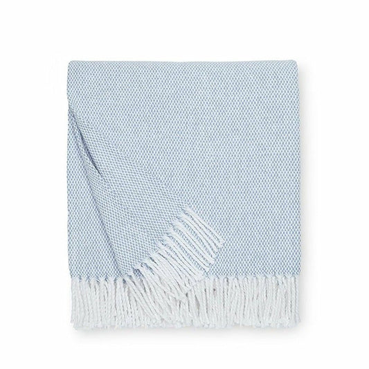 Sferra Terzo Throw Blanket Silo Ocean Fine Linens