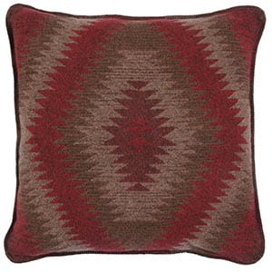 Crimson Sky Wampum Euro Sham