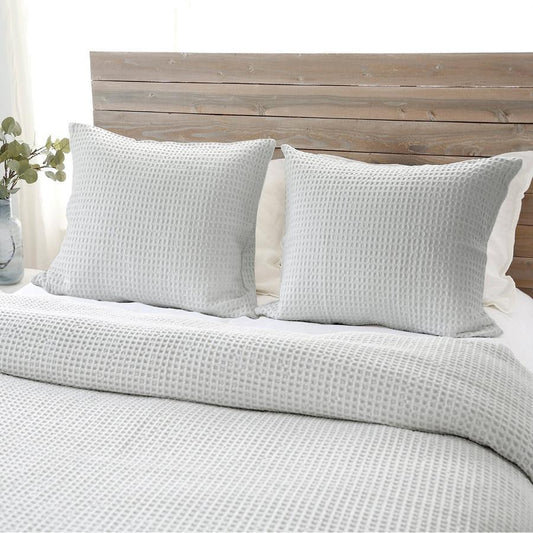 Zuma Mist Blanket & Shams by Pom Pom at Home | Fig Linens